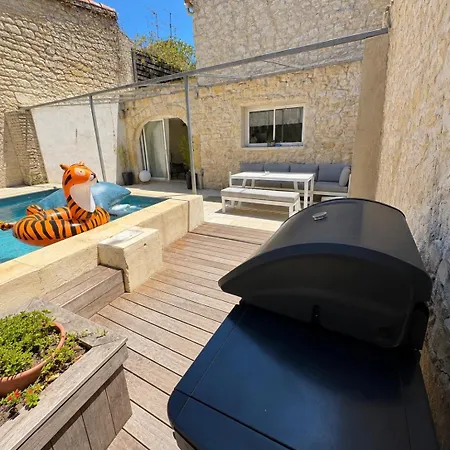 Maison De Village Avec Piscine & Grande Terrasse Proche Plages Lunel (Herault)